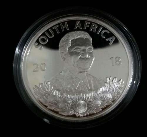 2018 MANDELA LIFE OF A LEGEND  PROOF SILVER R1.