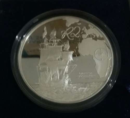 2009 MARITIME HISTORY PROOF SILVER R2 CROWN (MINTAGE 2000)