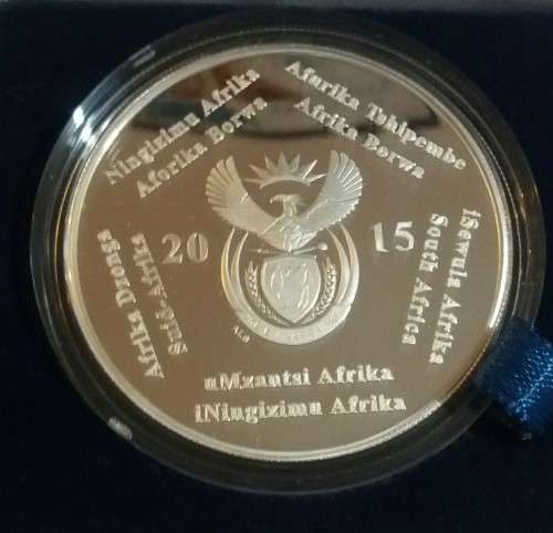 2015 STEAM TRAIN PROOF SILVER R2 CROWN (MINTAGE 1000)