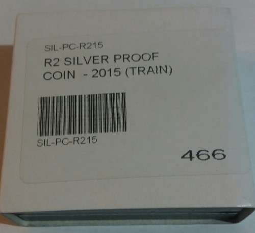 2015 STEAM TRAIN PROOF SILVER R2 CROWN (MINTAGE 1000)