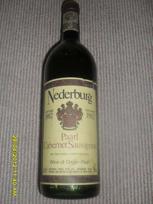 1982 Nederburg Cabernet Sauvignon NIIX0010