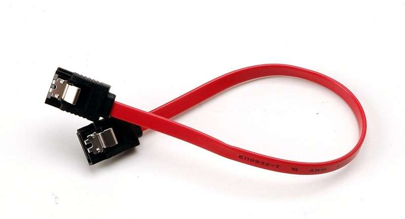 2 x Sata cables 18" straight ends