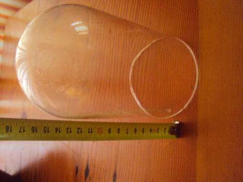 DOME GLASS FOR 400 DAY CLOCK 180 X 100 MM