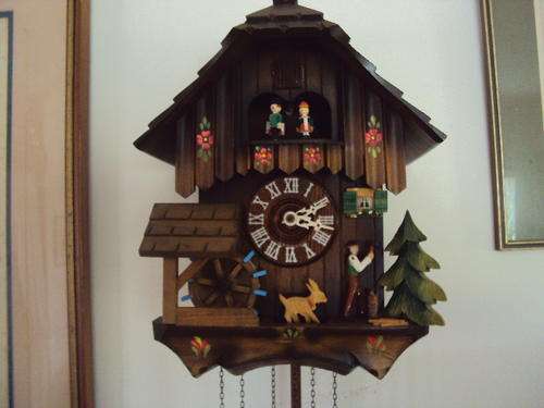 CUCKOO CLOCK 3 WEIGHT, DANCERS MUSIC BOX ETC.ETC
