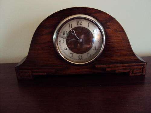 SOLID OAK ENGLISH CLOCK