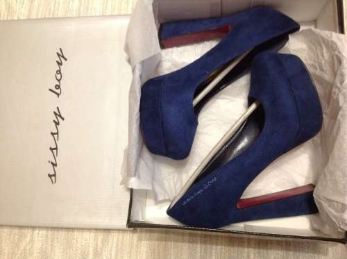 Sissy Boy Suede Platform Heels