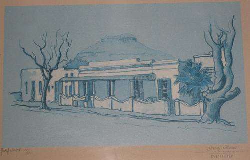 Tjeerd (Ted) Adriaanus Hoefsloot.(1930 - ). lithograph, signed and numbered in pencil