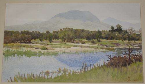 GLENN LELLO - WATERCOLOUR, KNOWN SA ARTIST