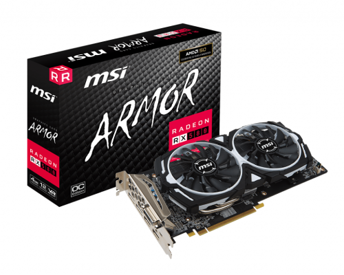 MSI Radeon RX 580 Armor 4G OC Edition Graphics Card
