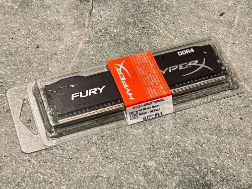 RAM - Kingston HyperX Fury 4GB DDR4 - 2133 CL14 Memory