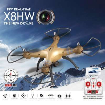 SUPER DRONE QUADCOPTER X8HW 2.4GHz WIFI FPV RC Drone RTF  -  GINGER