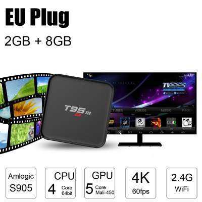 Sunvell T95M 4K HD TV Box 64Bit Android 5.1  -  2GB + 8GB  EU PLUG