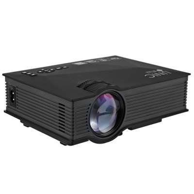 UNIC UC46 Mini WiFi Portable Full HD LED Projector with Miracast DLNA Airplay  -  EU PLUG  BLACK