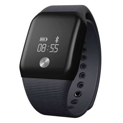 A88+ Dynamic Heart Rate Blood Oxygen Monitor Smart Watch  -  BLACK