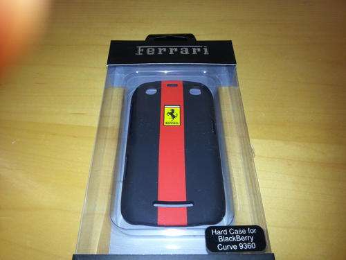 BLACKBERRY 9360 FERRARI HARD CASE - NEW - LOCAL - SEALED