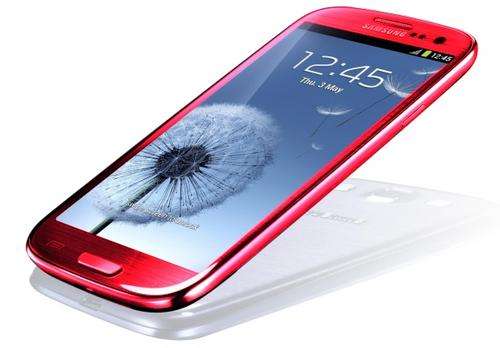 SAMSUNG GALAXY S3 RED IN COLOUR - NEW - LOCAL - SEALED - 24 WARRANTY