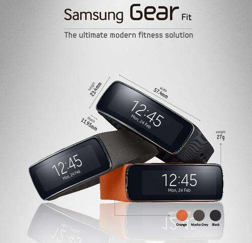 Samsung Gear Fit SM-R350 Black New