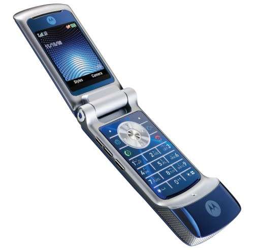 Motorola - Moto KRZR K1 - Color Cosmic Blue - Brand New - Stock On Hand