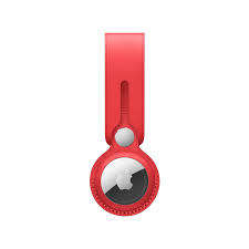 APPLE AIRTAG LEATHER LOOP RED