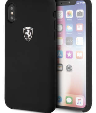 APPLE IPHONE X FERRARI PROTECTIVE CASES BLACK
