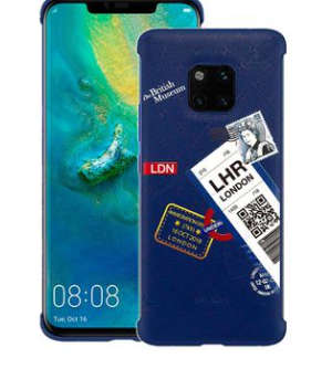 HUAWEI MATE 20 PRO TRAVEL THEME CASE COVER BLUE