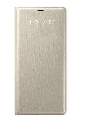 SAMSUNG GALAXY  NOTE 8 LED VIEW COVER CASE GOLD