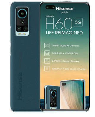 Hisense Infinity H60 5G 128GB Single Sim - Green