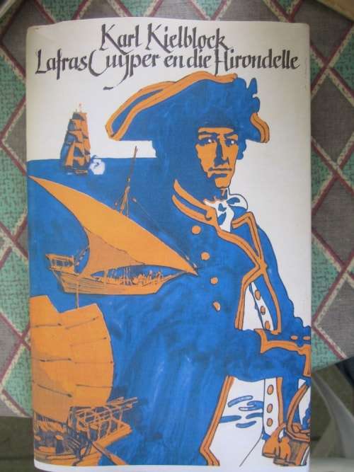 Lafras Cuyper en die Hirondelle -Karl Kielblock-rooi pen in boek, fotostaat stofomslag