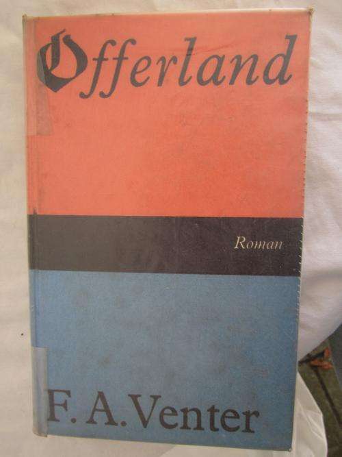 Offerland - FA Venter - enkele potloodmerkies in boek