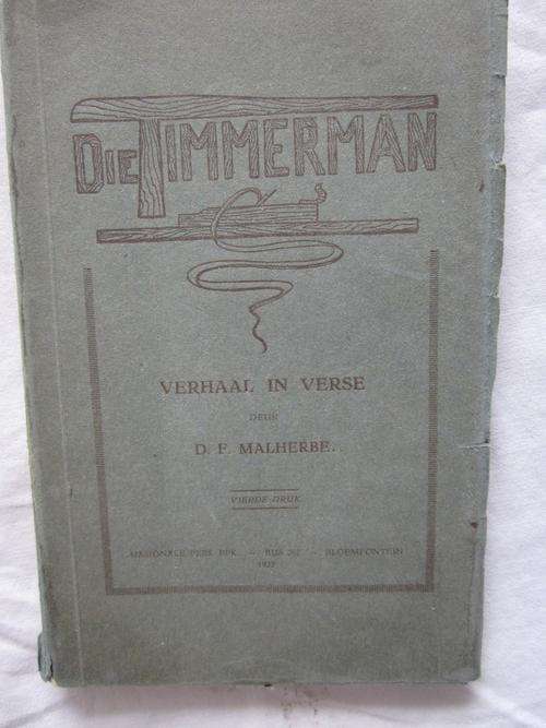 Die Timmerman -DF Malherbe -verhaal in verse - 1922