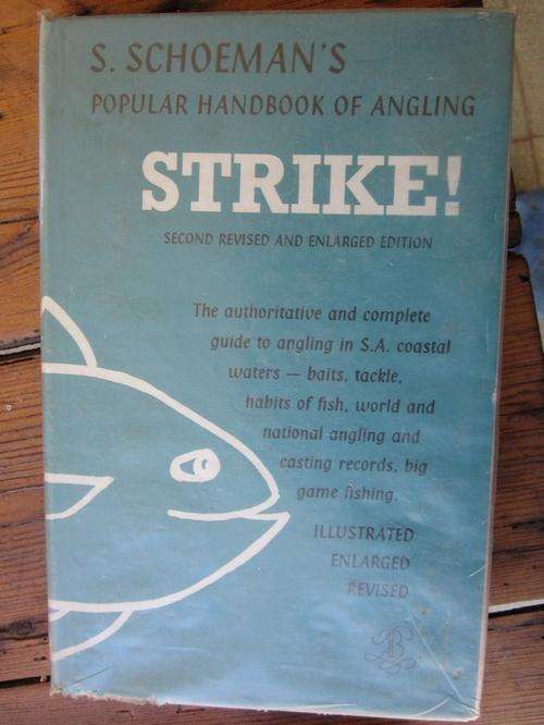 Strike! -S Schoeman's Popular Handbook of Angling -shelfwear at bottom