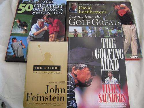 Clearance Sale 4 x Golf Books
