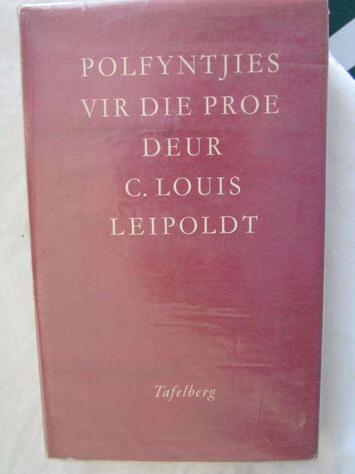 Polfyntjies vir die Proe- C Louis Leipoldt