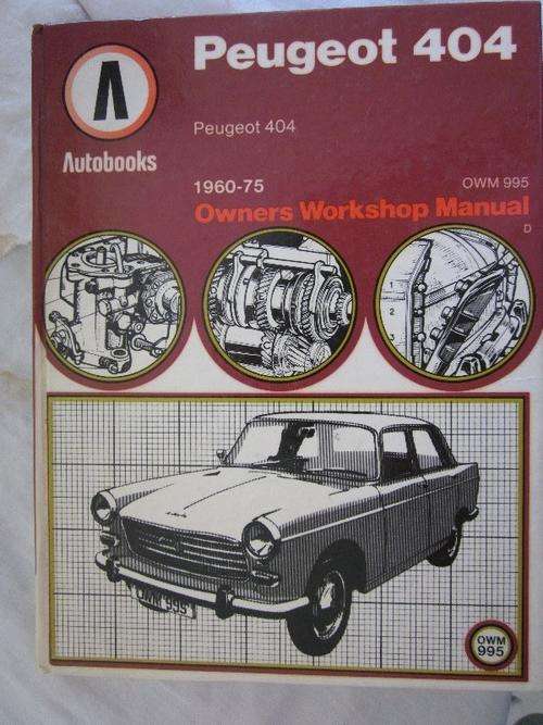 Peugeot 404- 1960-75 Owners Workshop Manual