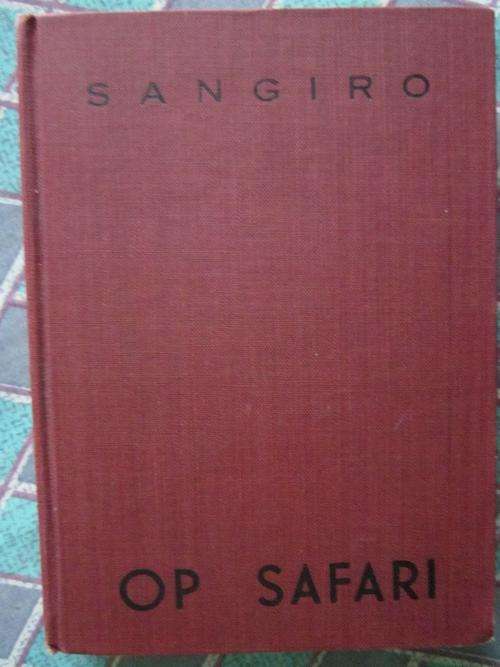 Op Safari -Sangiro -enkele potloodmerkies in boek