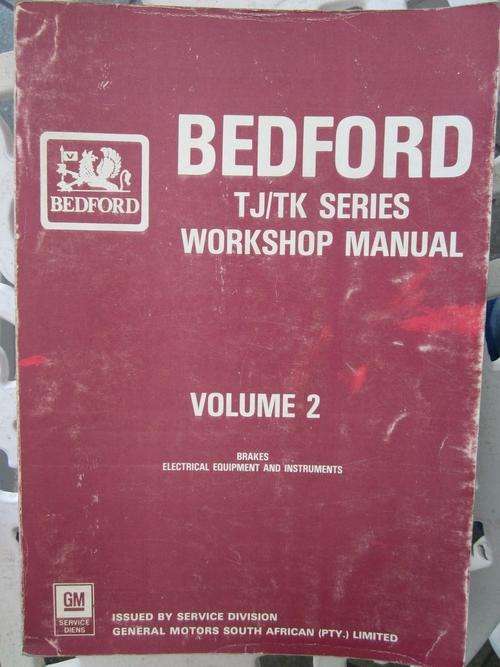 Bedford TJ/TK Series Workshop Manual Volume 2