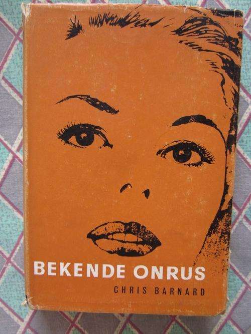 Bekende Onrus -Chris Barnard - skrywer se debuut boek