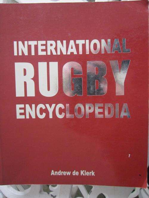 International Rugby Encyclopedia -Andrew de Klerk