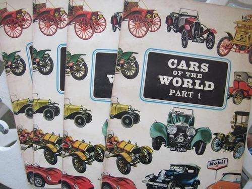 Cars of the World Part 1-4- JD Scheel -softcover no slipcase