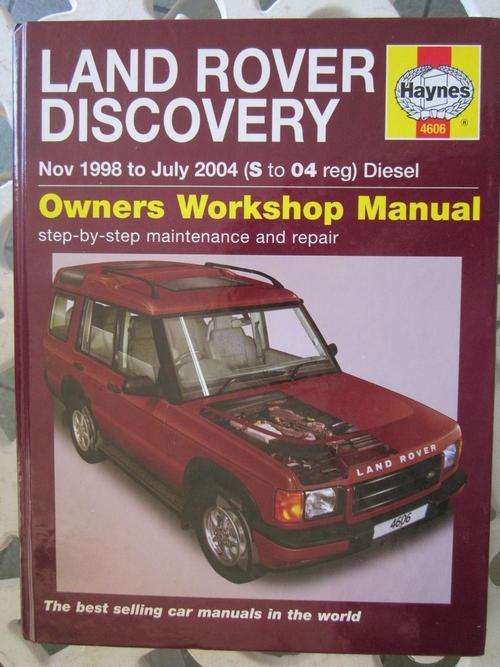 Land Rover Discovery Nov 1998 to July 2004(S to 04 reg) Diesel owners Workshop Manual