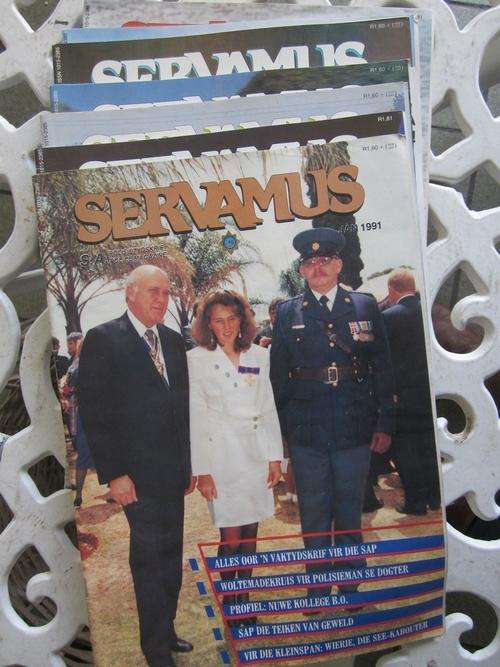7 x Servamus 1991 SA Polisie Tydskrif/SA  Police Magazine