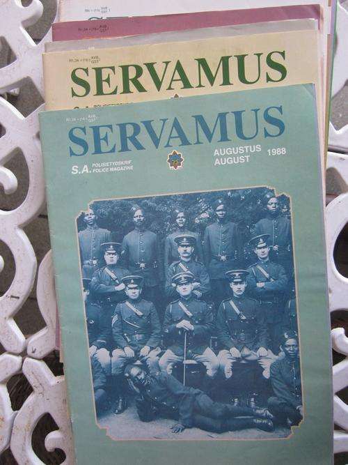 7 x Servamus 1988 - S.A Polisie Tydskrif/ S.A Police Magazine