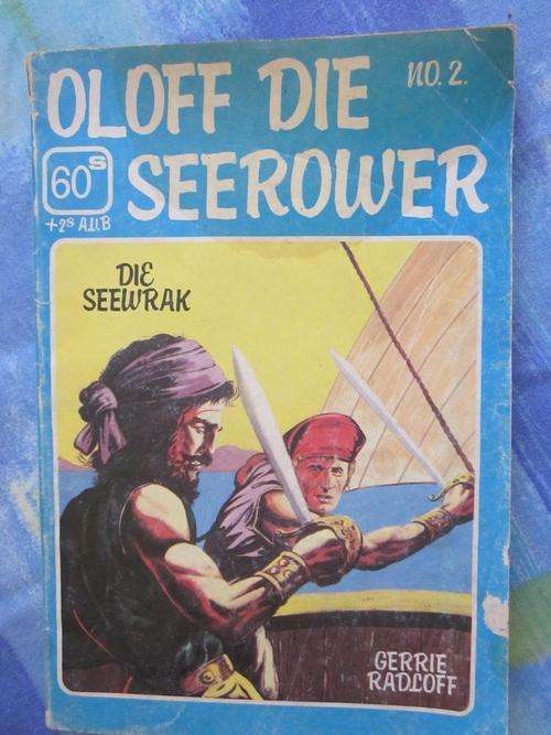 Die Seewrak -Oloff die Seerower No 2 -Gerrie Radlof -Sirkel Publikasies- vlek op voorblad