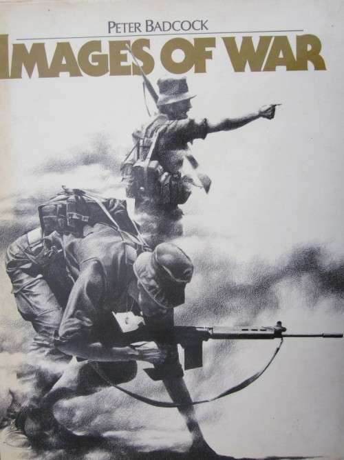 Images of War -Peter Badcock -SIGNED!_hardcover has a few small marks