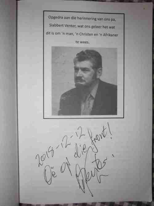 Ek Was Daar... Philip Venter -geteken?