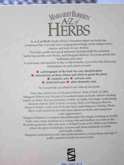 A-Z of Herbs- Margaret Roberts