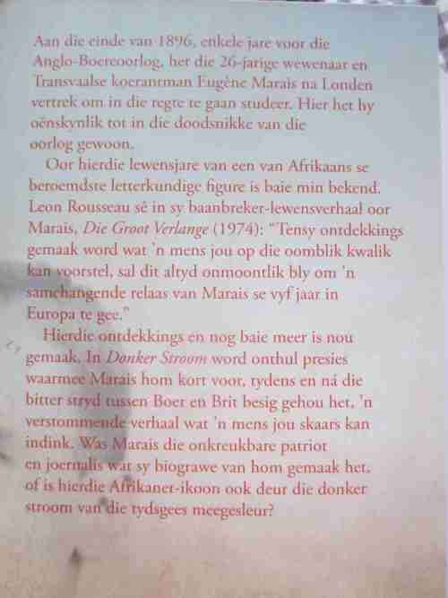 Donkerstroom- Eugene Marais en die Anglo-Boereoorlog- Carel van der Merwe