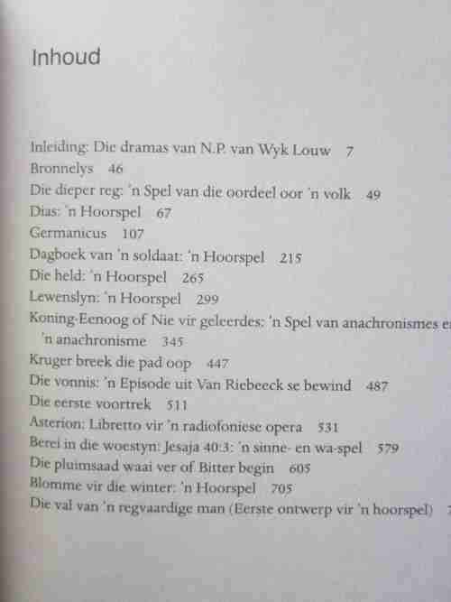 Versamelde Dramas- N.P. van Wyk Louw
