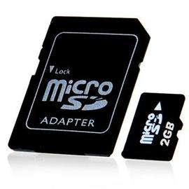 2 GB MICRO SD CARD WITH ADAPTER