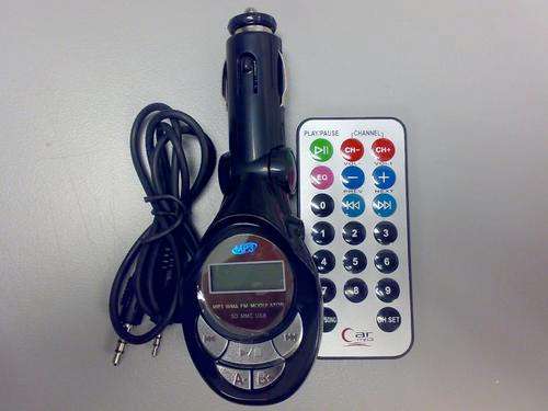 Car MP3 Player FM Transmitter with SD Slot and IR Remote (SD/MMC/USB Port/MP3)